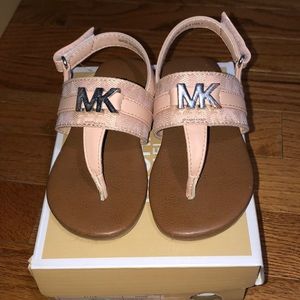 Michael Kors toddler girl sandals size 7 used